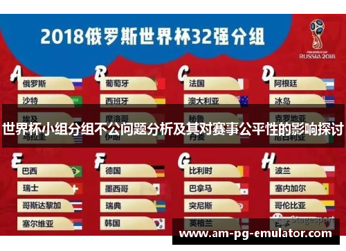 世界杯小组分组不公问题分析及其对赛事公平性的影响探讨 世界杯小组分组不公问题分析及其对赛事公平性的影响探讨